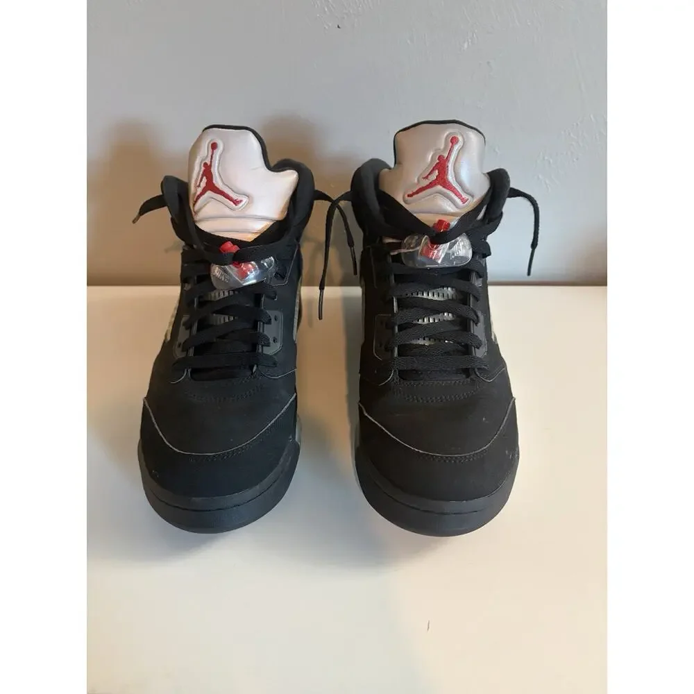 Jordan Air Jordan 5 Retro OG Metallic Silver Men 845035-003 Size 9 No Box (0063)